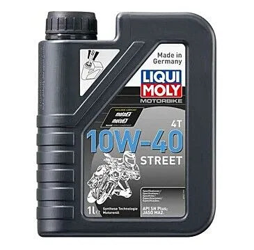 Liqui Moly 4T 10w-40 1L Street Engine Oil - Full-synthetic