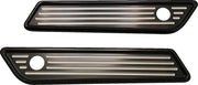 Pro-one Saddlebag Latch Covers - Black Anodized