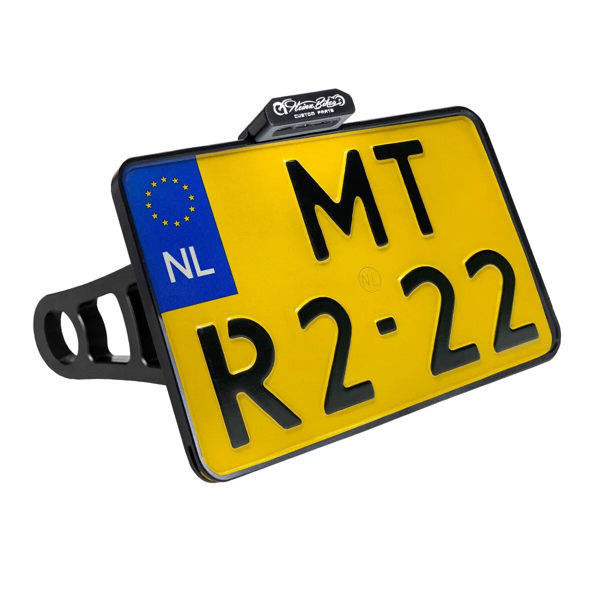 Heinz Bikes Side Mount License Plate Holder For Harley Davidson