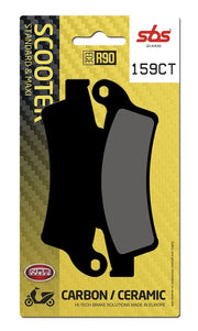 Sbs Ct Scooter Carbon Tech Organic Brake Pads - Front