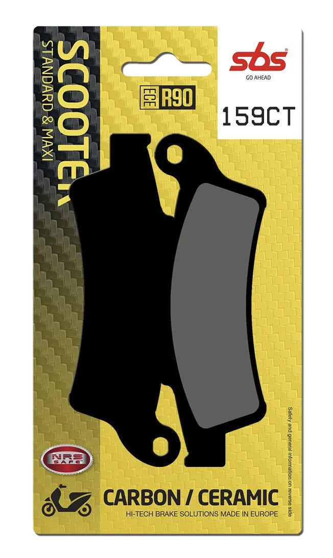Sbs Ct Scooter Carbon Tech Organic Brake Pads - Front