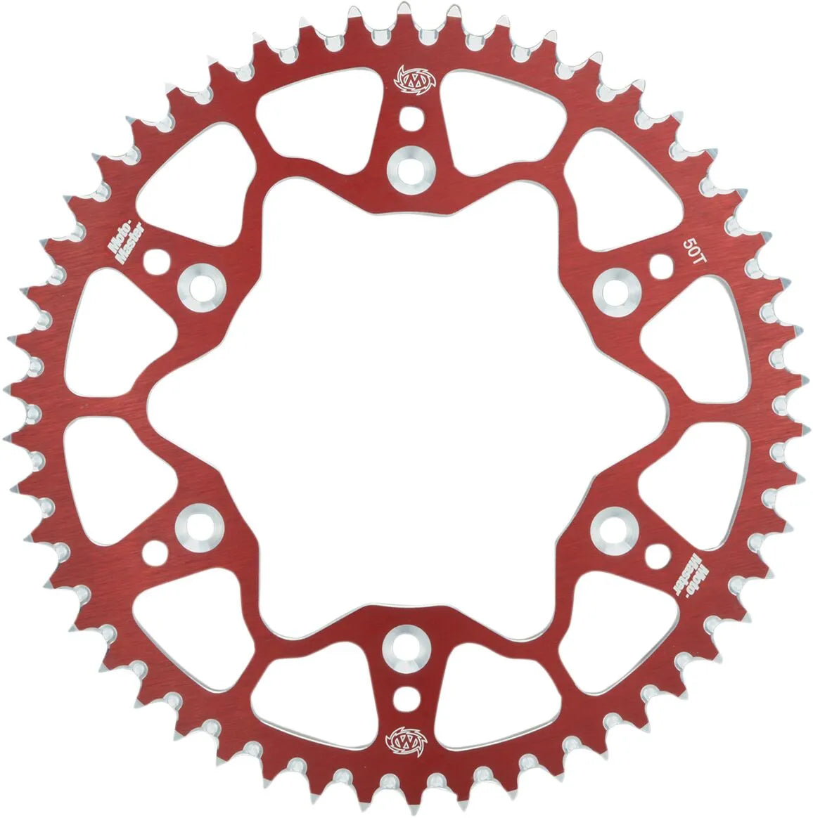 Moto-master 7075 Racing Mx Sprocket - Red, 520 Chain