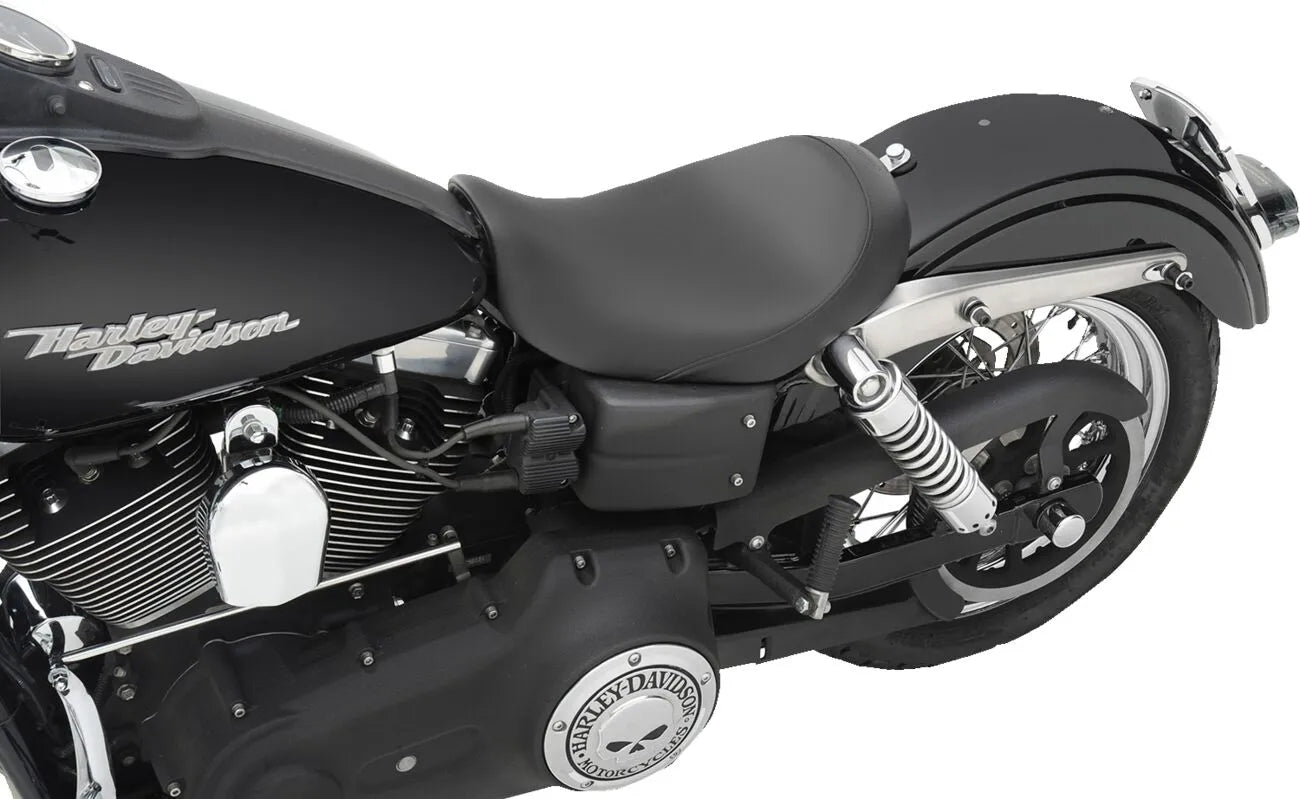 Saddlemen S3 Super Slammed Solo Seat - For Harley Davidson