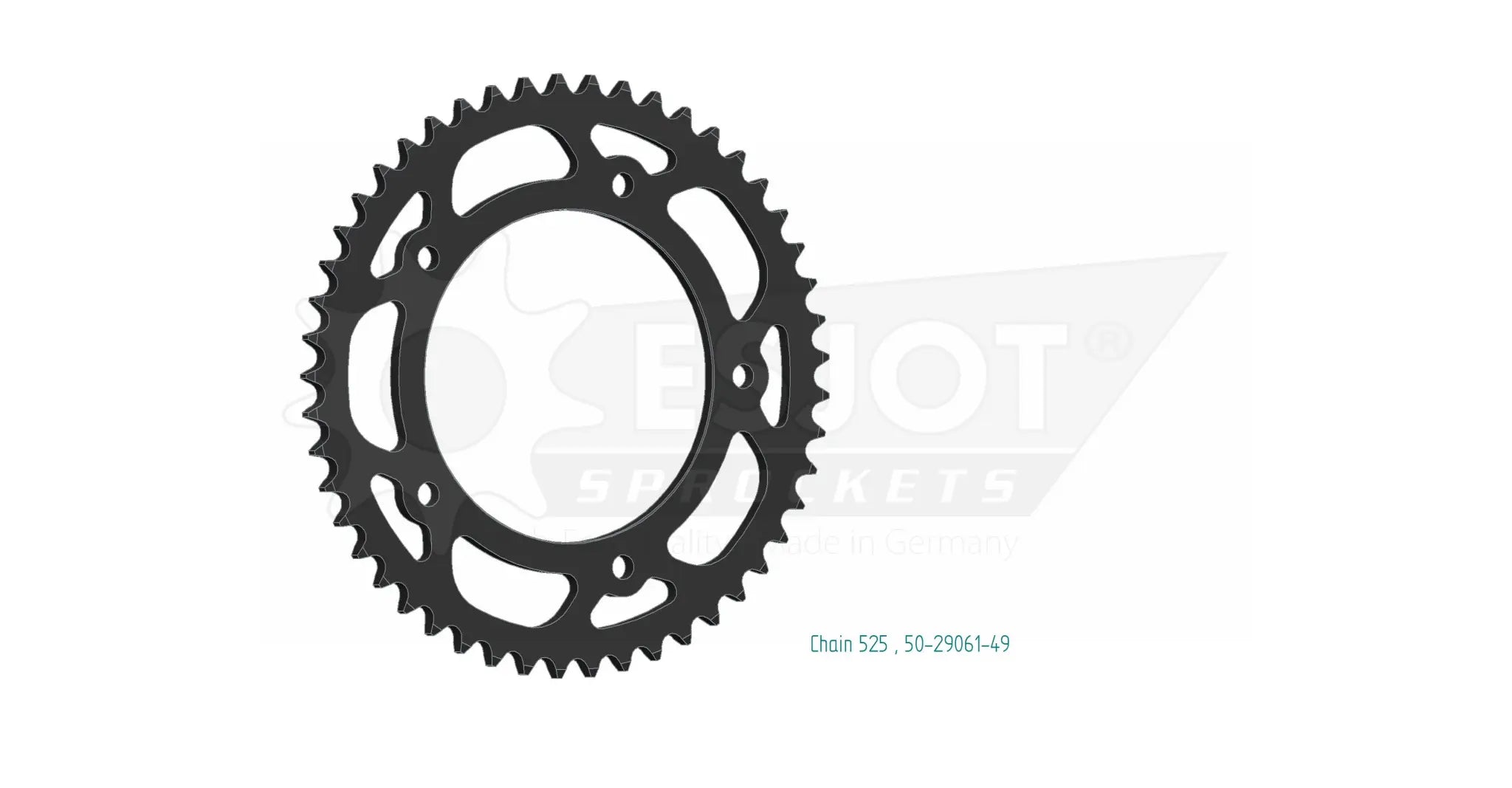 Esjot 525 Rear Sprocket - High-quality Steel