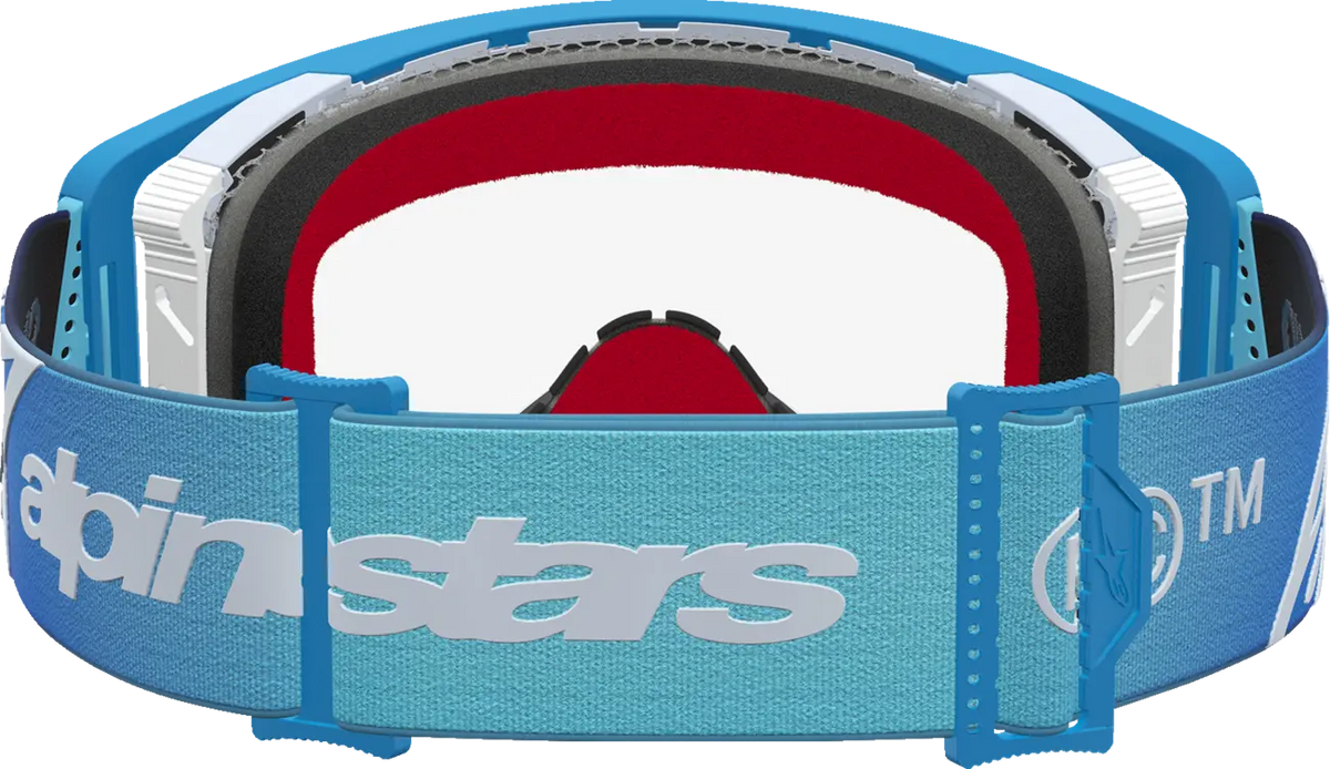 Alpinestars Supertech Dura Air Fluid Goggles Blue Fade/Sil/Clr