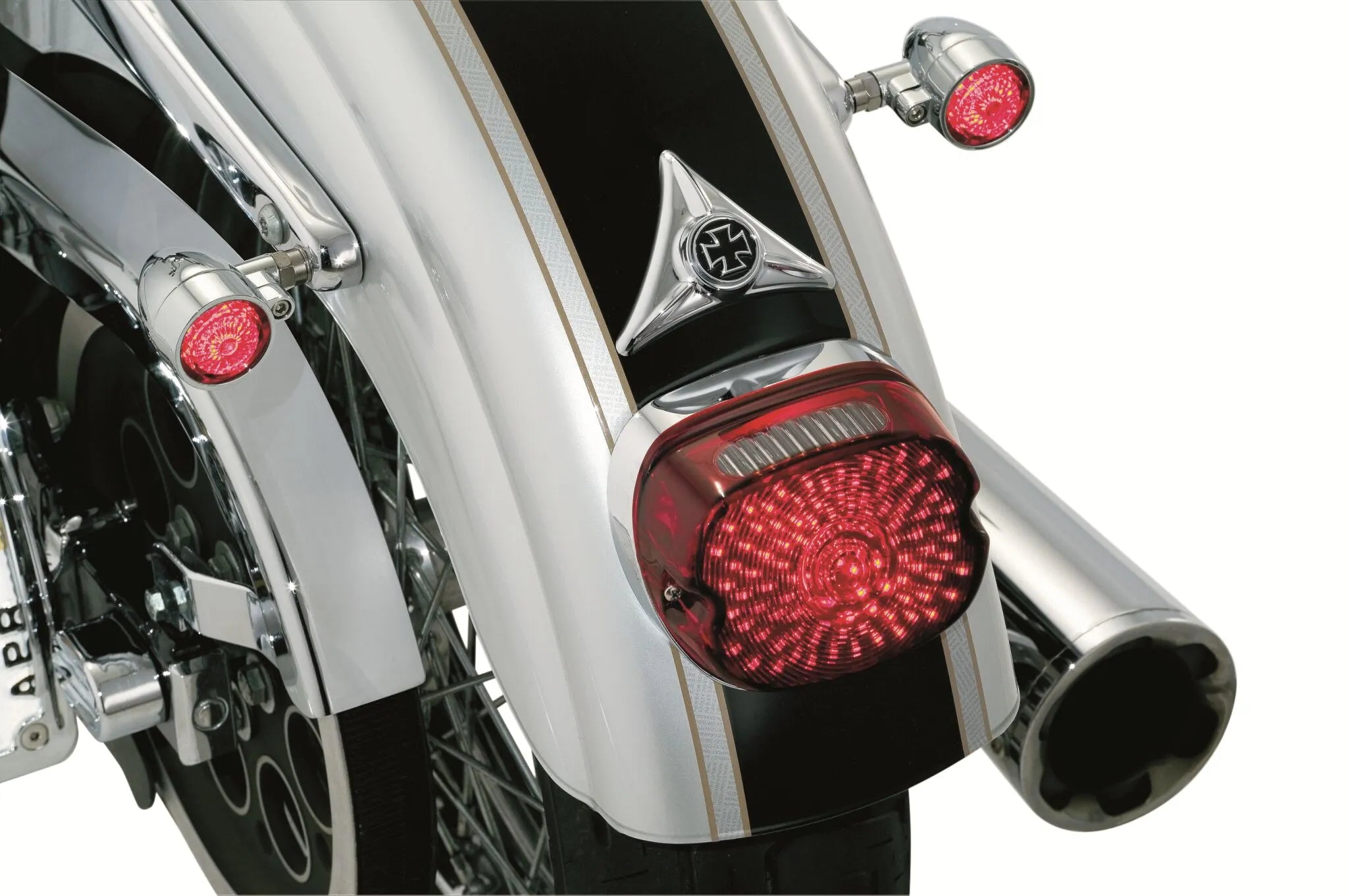 Kuryakyn Interchangeable License Plate Hole Cover - Chrome