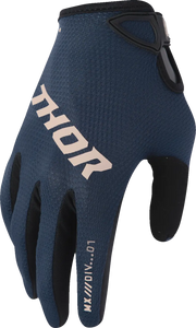Thor Women's Ridemode Static Mx Gloves - Black/Midnight