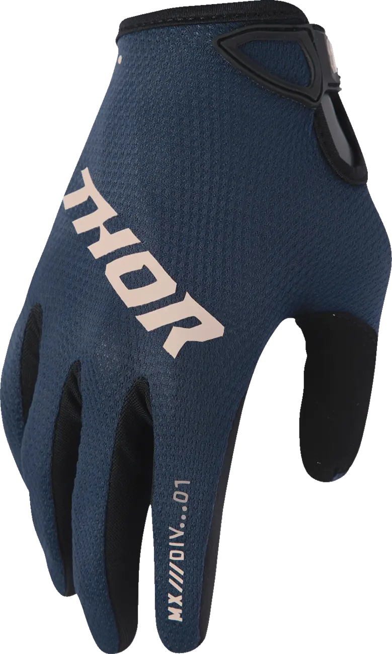 Thor Women's Ridemode Static Mx Gloves - Black/Midnight