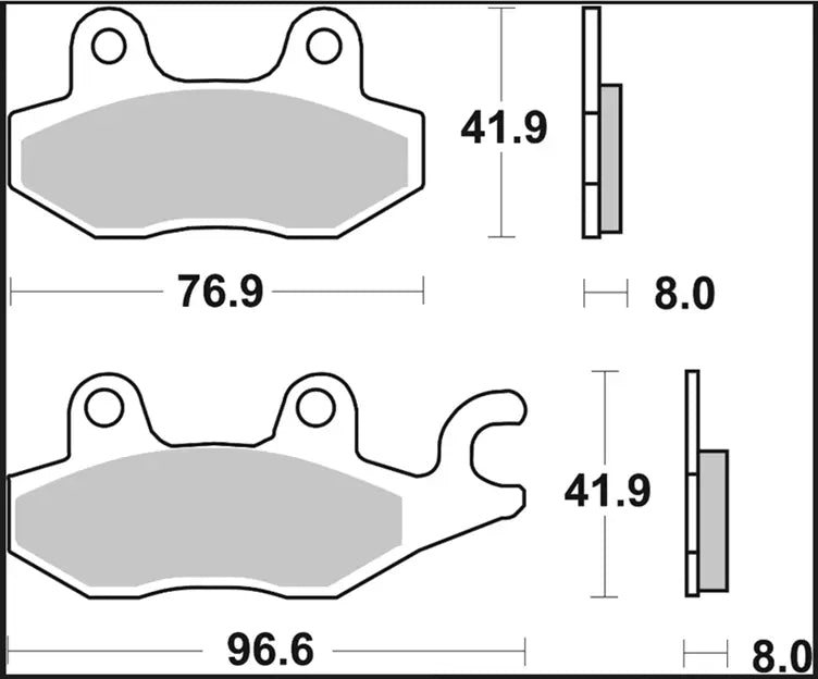Brembo LA Sinter Prime Line Front Brake Pads
