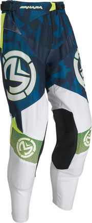 Moose Offroad Sahara Pants - Black/Blue/White/Fluorescent Yellow
