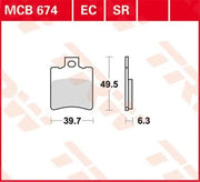 Trw All Round Sintrede Metal Bremseklodser - For & Bag
