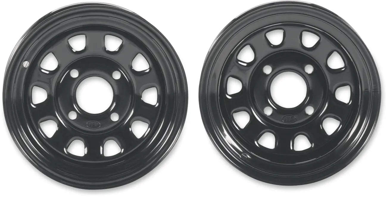 Itp Delta Steel Wheel - 12 Inch Black