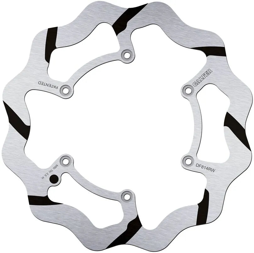 Galfer Wave Grooved Fixed Brake Rotor For Motorcycles - Front