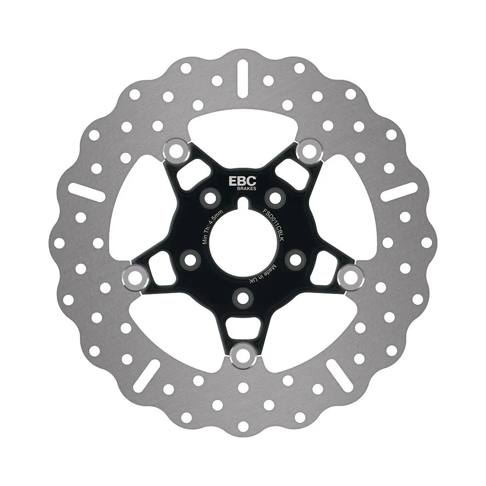 Ebc Fsd Series Rustfrit Stål Forreste Bremse Rotor Til Big Twins - Foran