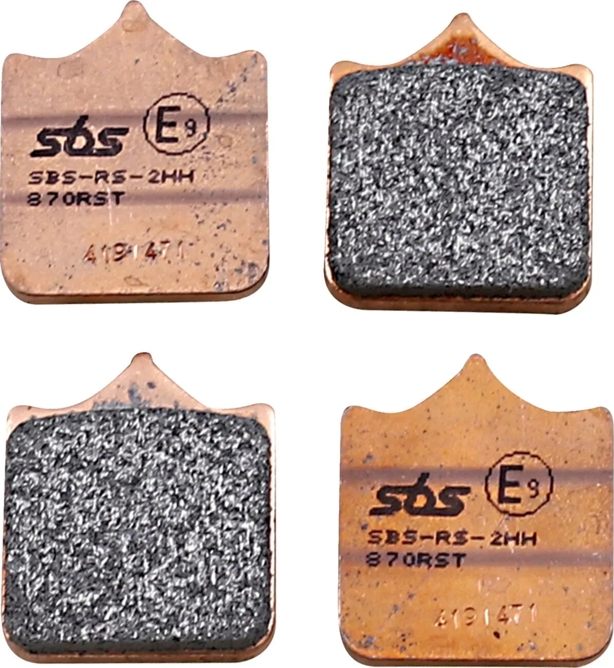 SBS RST Bremseklodser - Højtydende sintret metal - Front