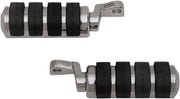 Drag Specialties Foot Pegs - Chrome, Folding Design