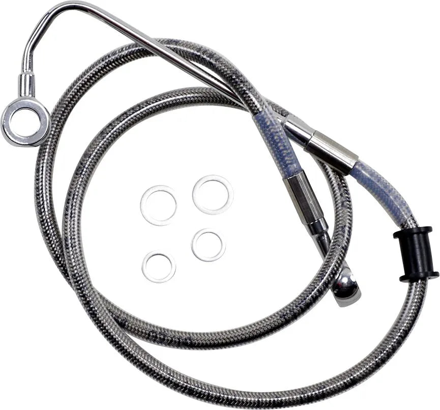 Drag Specialties Extended Brake Line For Abs - 32.75"