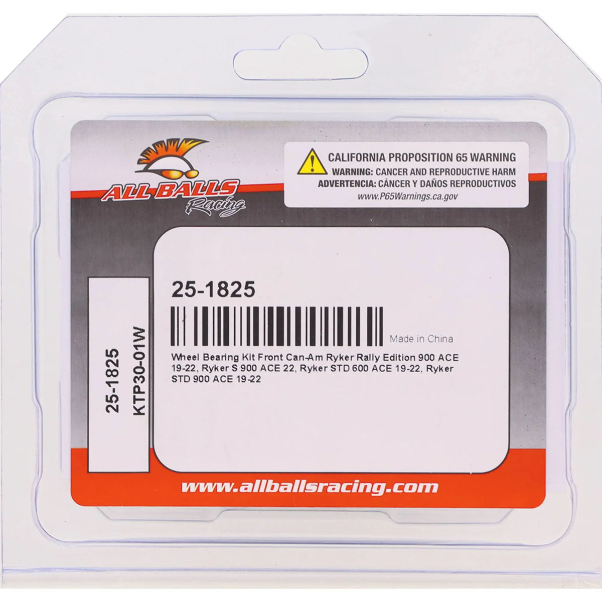 All Balls Wheel Bearing Kit for Can-Am