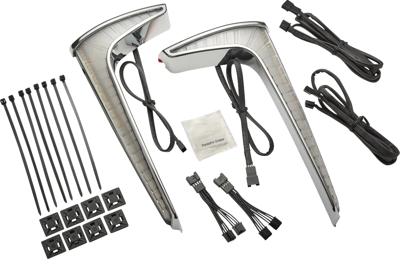 Ciro Fang® Lower Fairing Lights - Led, Chrome