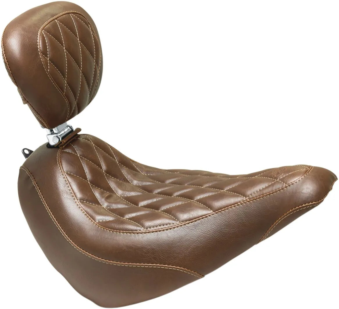Mustang Wide Tripper Solo Seat - For Harley Davidson