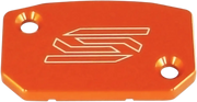 Scar Brake Reservoir Cover Anodized Orange Aluminum