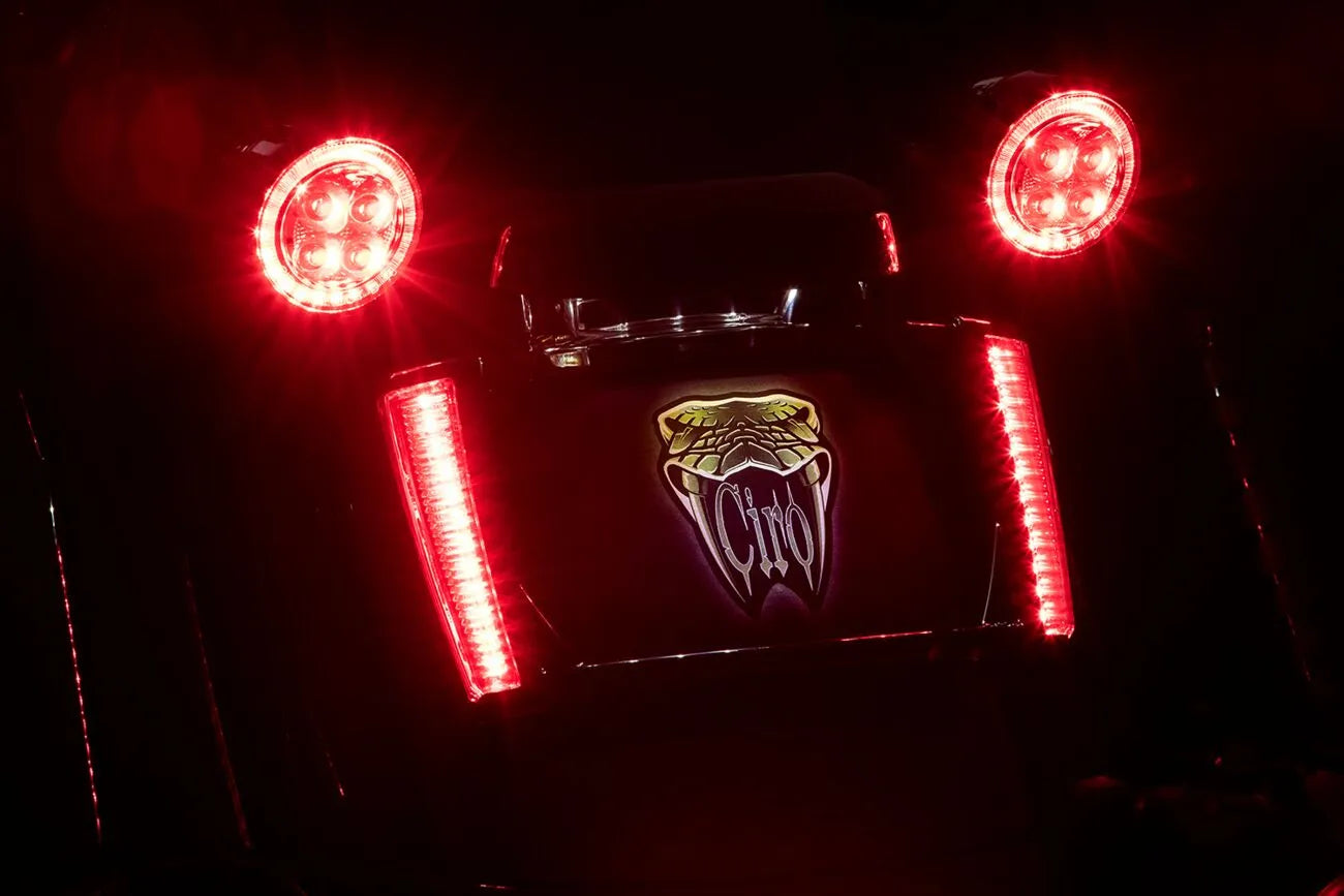 Ciro Led Lighted License Plate Frame For Harley-davidson