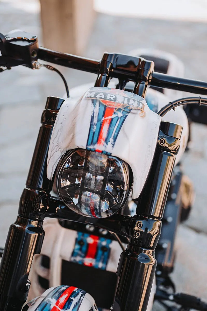 Cult Werk Fork Covers In Black For Harley-davidson