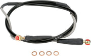 Moose Offroad Stainless Steel Braided Brake Line