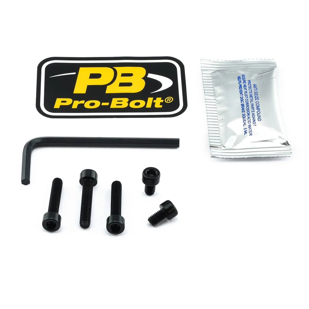 Pro Bolt Aluminium Fuel Cap Kit - Black