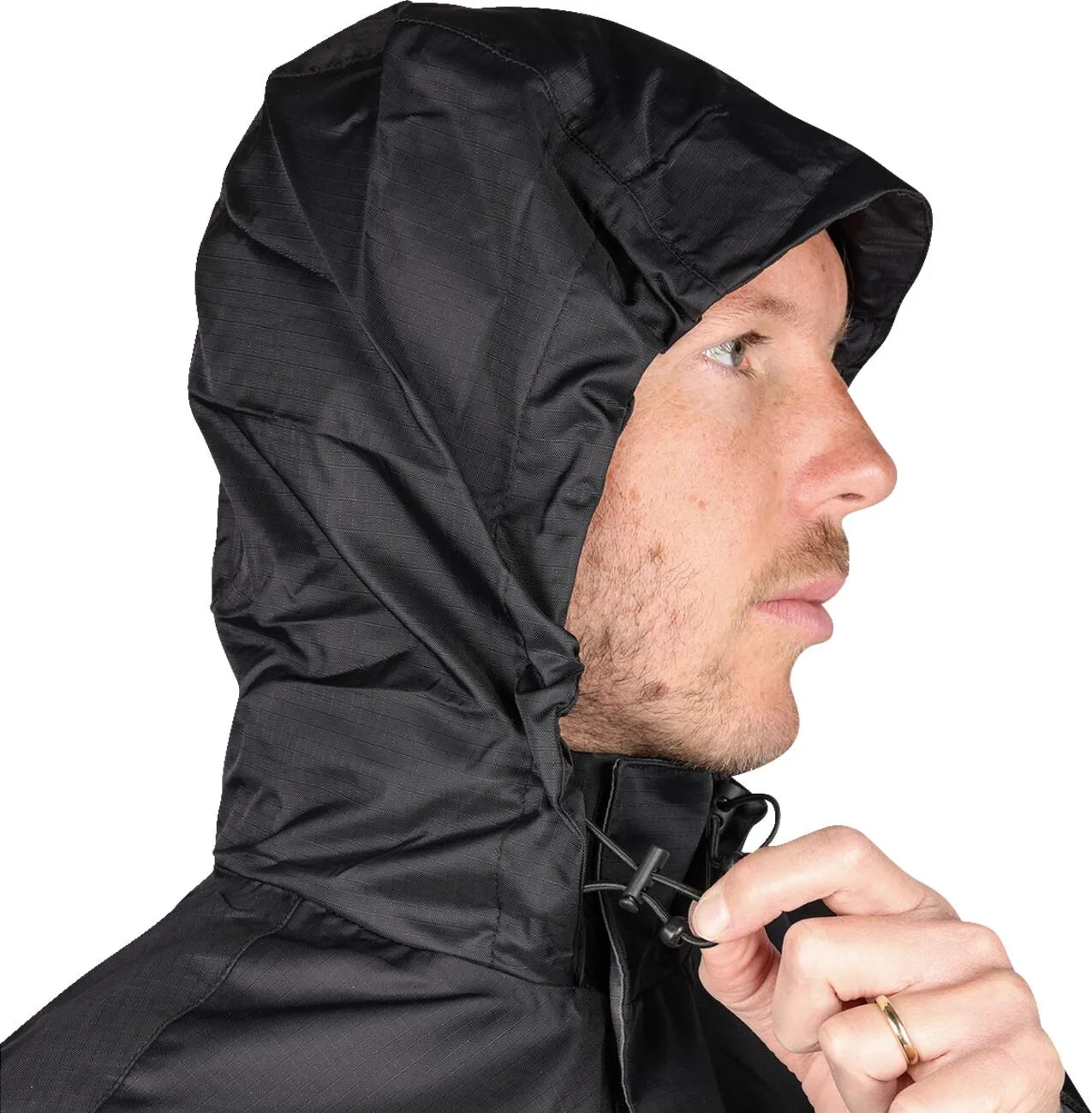 Thrashin Supply Co. Mission Waterproof Rain Jacket - Black