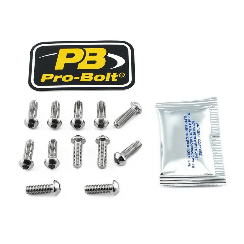Pro Bolt Rustfrit Stål Bremse Rotor Monteringsbolt Sæt