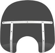 Memphis Shades Fats Windshield - Dark Black Smoke