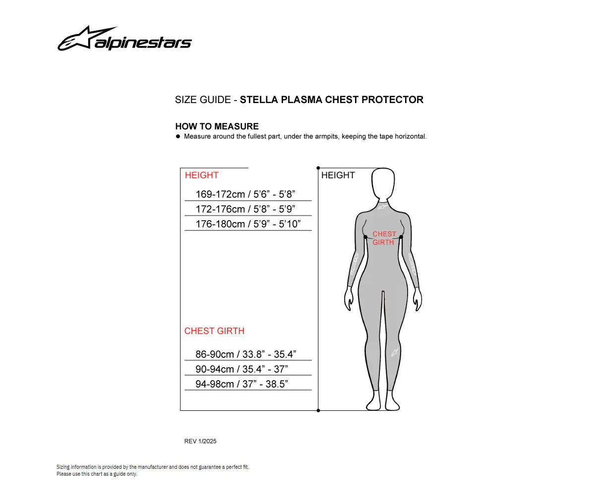 Alpinestars Stella Plasma Roost Guard Black/White for Female