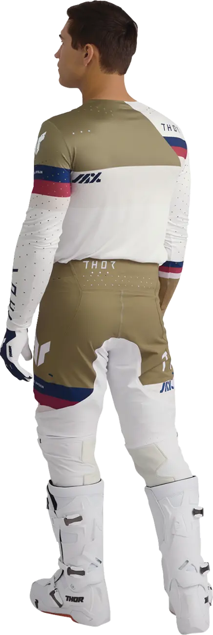 Thor Sportmode League Jersey - White/Tan/Maroon/Navy