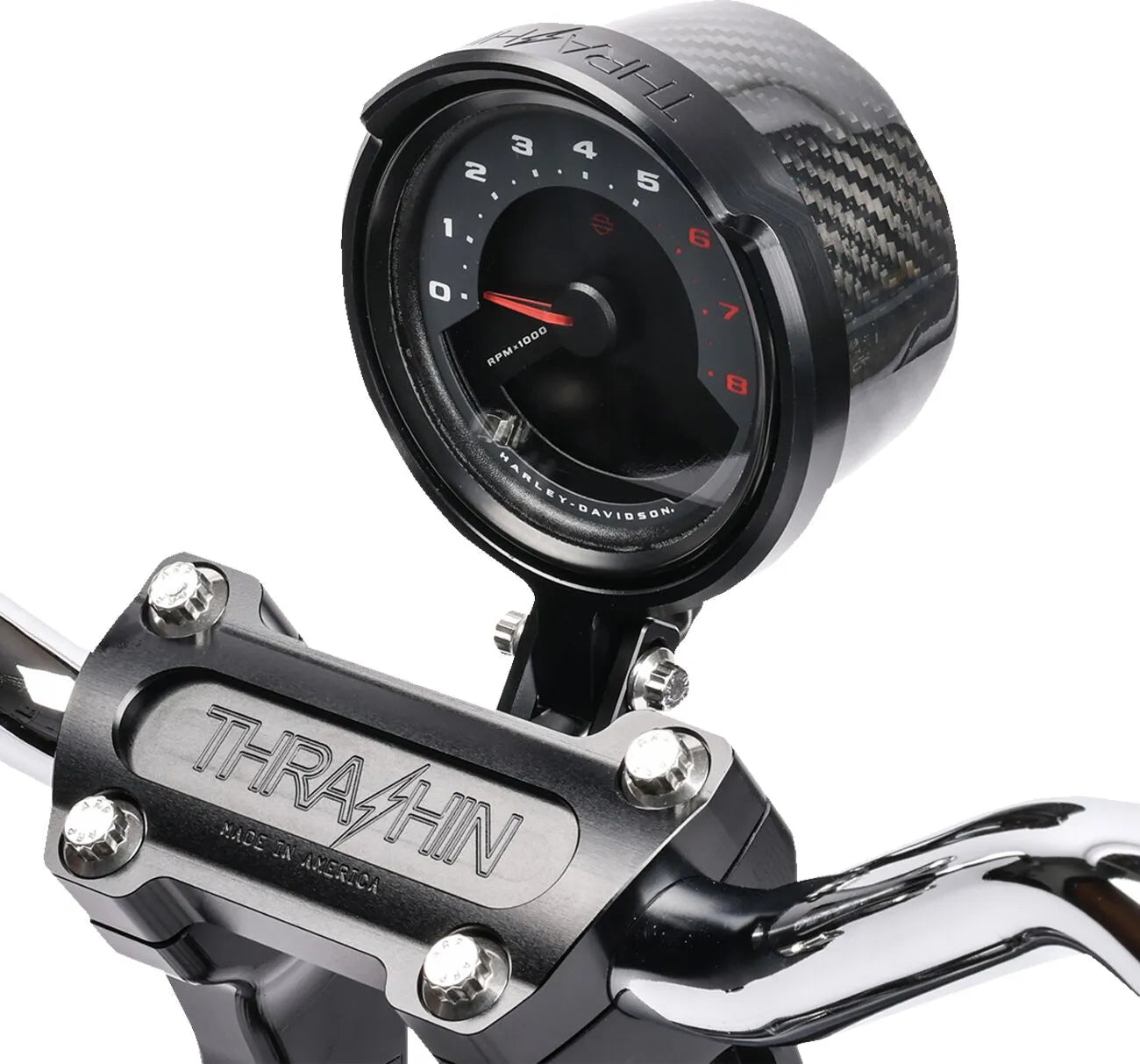 Thrashin Supply Softail Gauge Relocation Kit