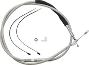 Magnum Shielding Polished Stainless Clutch Cable