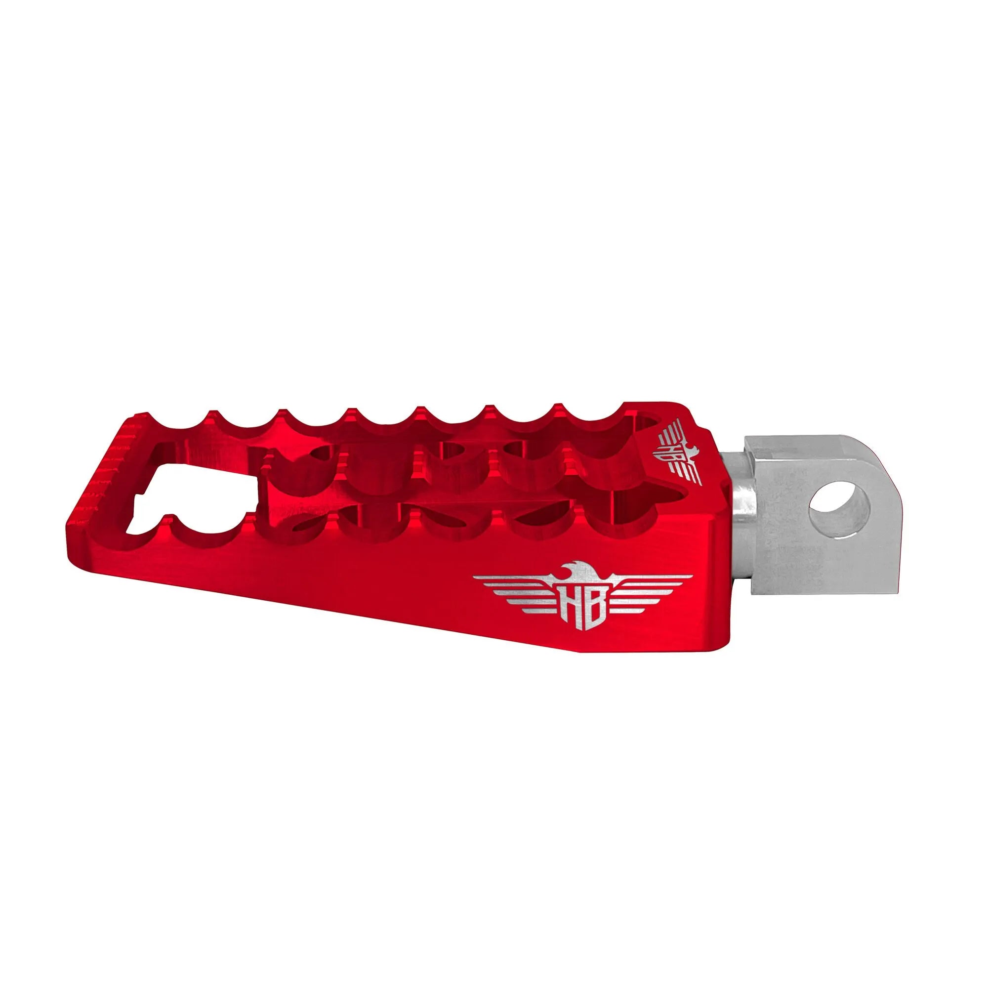 Heinz Bikes Adjustable Foot Pegs For Harley - Red