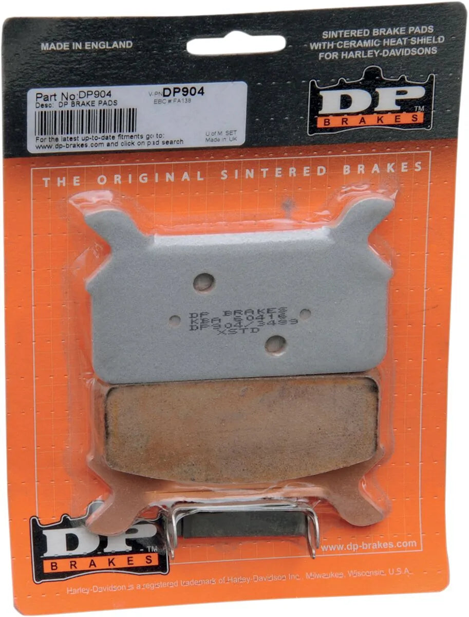 Dp Bremseklodser Dp904 Sintrede Metal Bremseklodser Til Harley/buell - Bag