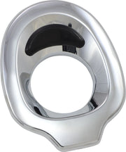 Show Chrome Key Plate for Motorcycle Keyholes