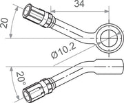 Trw Banjo Varioflex Fitting 20° Bøjning