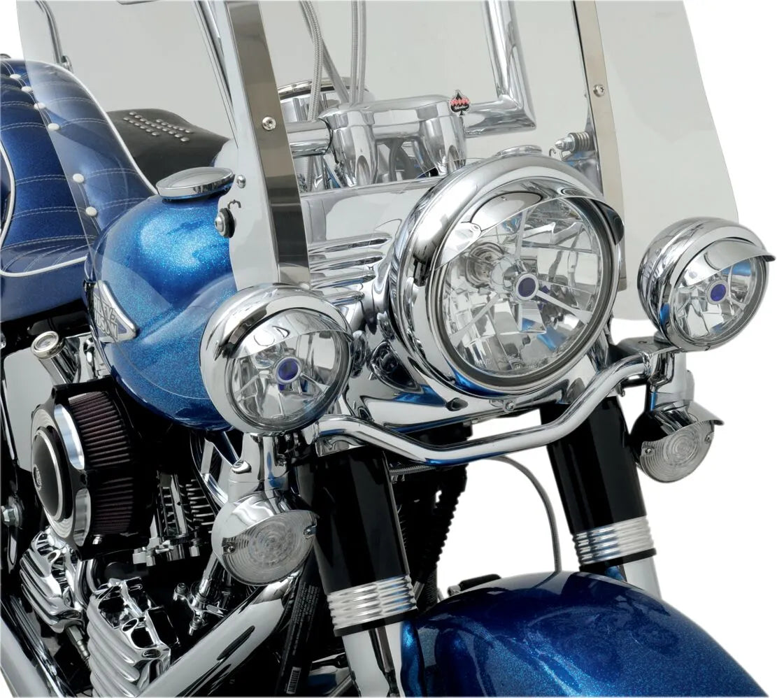 Drag Specialties Chrome Turn Signal Visors