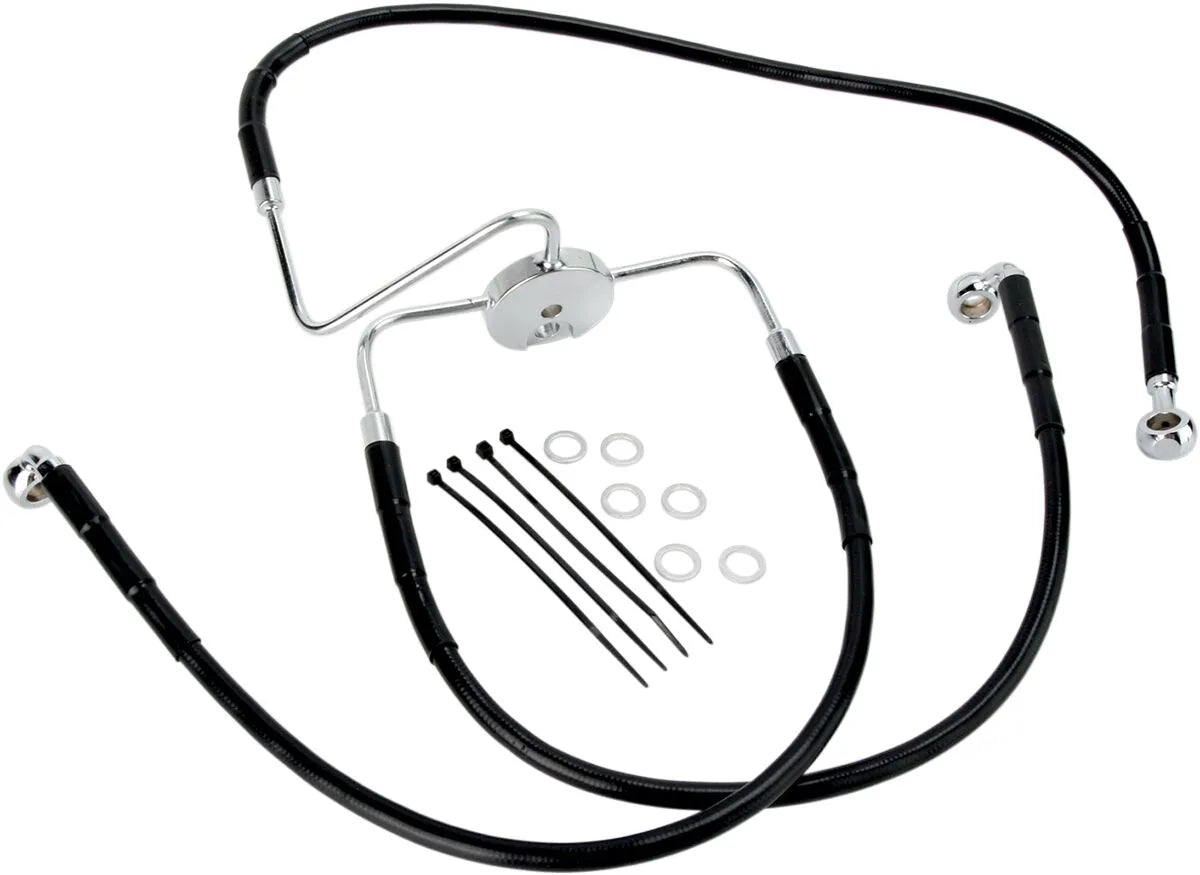 Drag Specialties Bremse Slange Kit i Rustfrit Stål