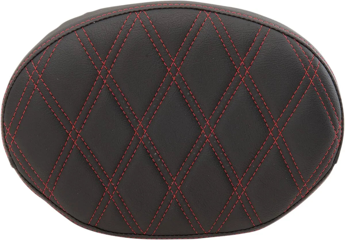 Drag Specialties Backrest Pad - Black/red