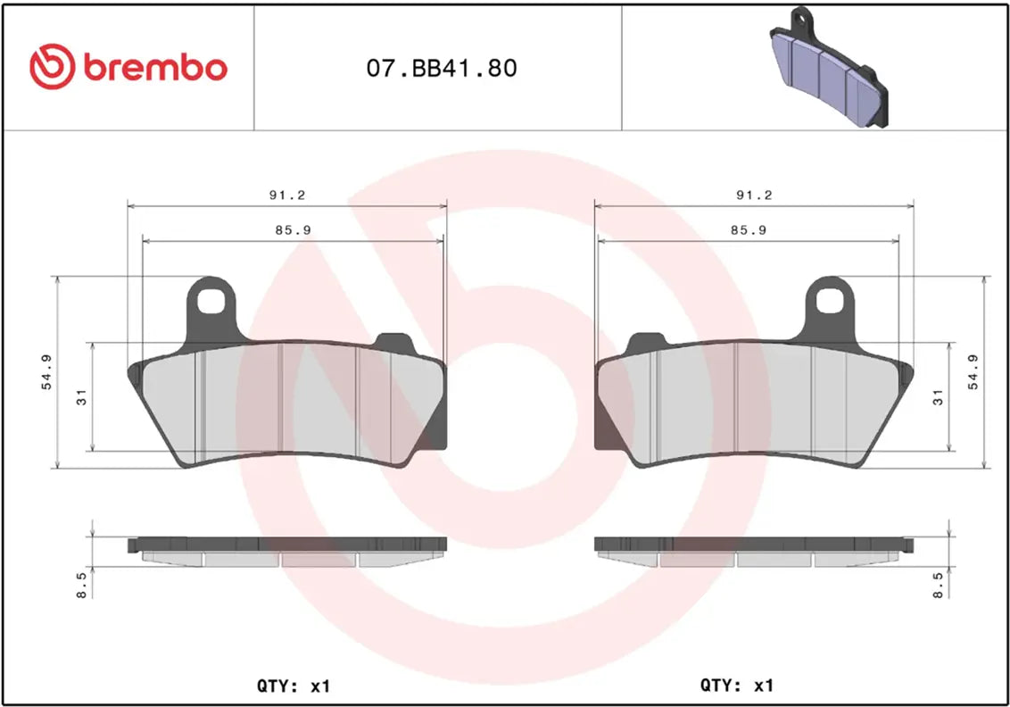 Brembo Genuine Sinter Prime Line Brake Pad