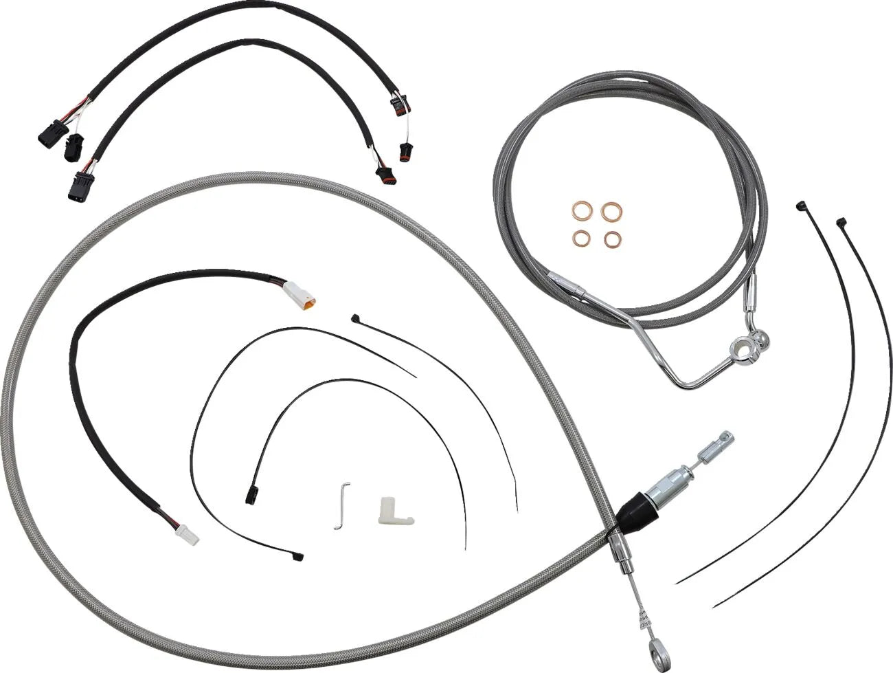 Magnum Shielding XR Handlebar Installation Kit for Ape Hangers