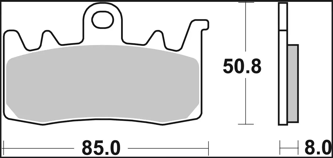 Brembo Xtra Line Sr Sintered Brake Pads