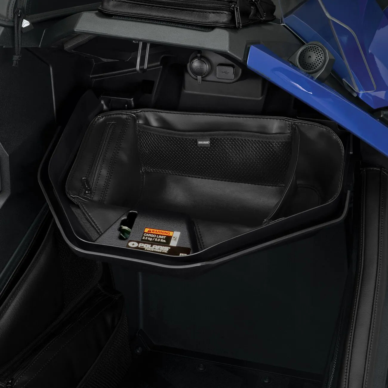 Show Chrome Glove Box Organizer For Polaris Slingshot