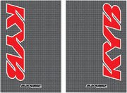 Blackbird Racing Fork Stickers - Red And White