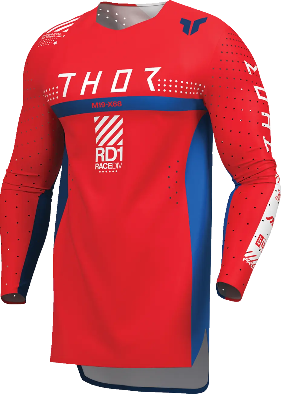 Thor Sportmode Synth Jersey - Blue/Red/White