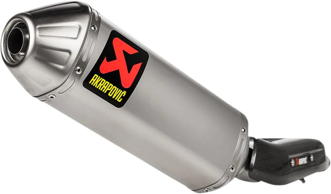 Akrapovic Slip-on Line Lyddæmper - Titanium - ECE Godkendt til Vejbrug